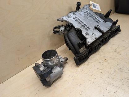 2012-2018 BMW 328i F30- Engine Motor Intake Manifold W/ Throttle Body & Sensor PN: 7588126
