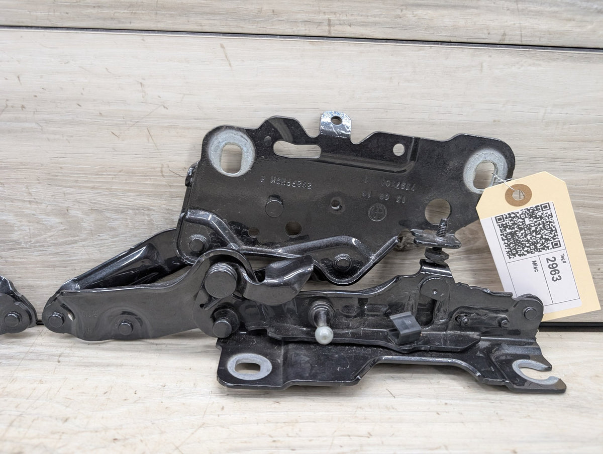 18-24 OEM BMW G01 G02 F97 F98 X3 X4 Hood Bonnet Left Right Side Hood Hinges SET