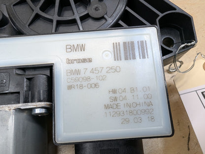 18-24 OEM BMW G01 G02 X3 X4 FRONT Left Driver Door Window Regulator Motor
