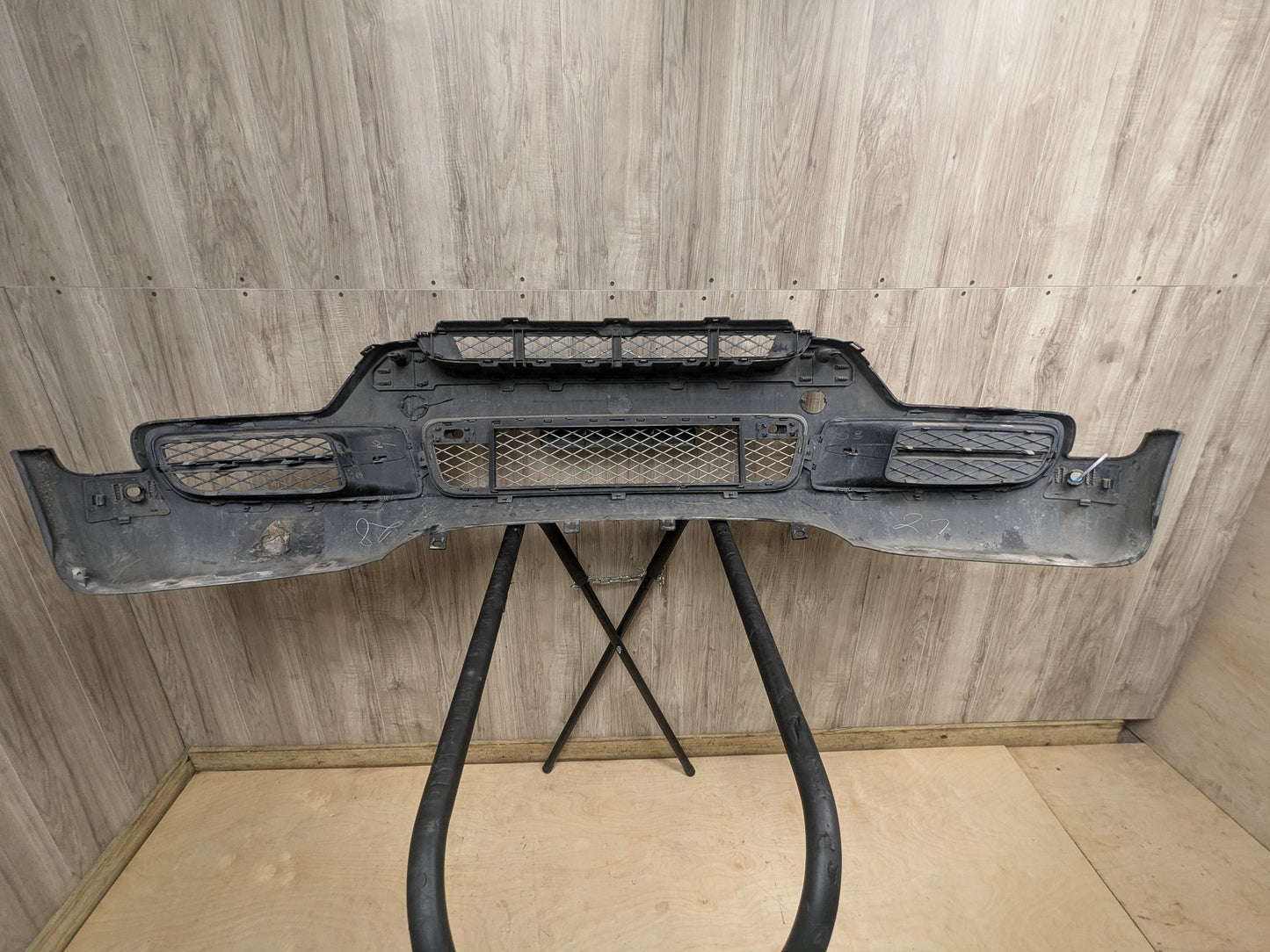 2007-2010 Pre LCI BMW X5 E70 Front Bumper Cover w Grills Black 475