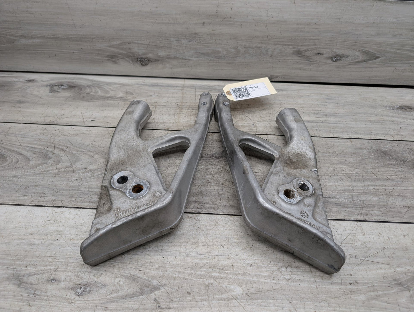 19-25 OEM BMW G05 X5 G06 X6 Front Left Right Suspension Crash Wedge Brace PAIR