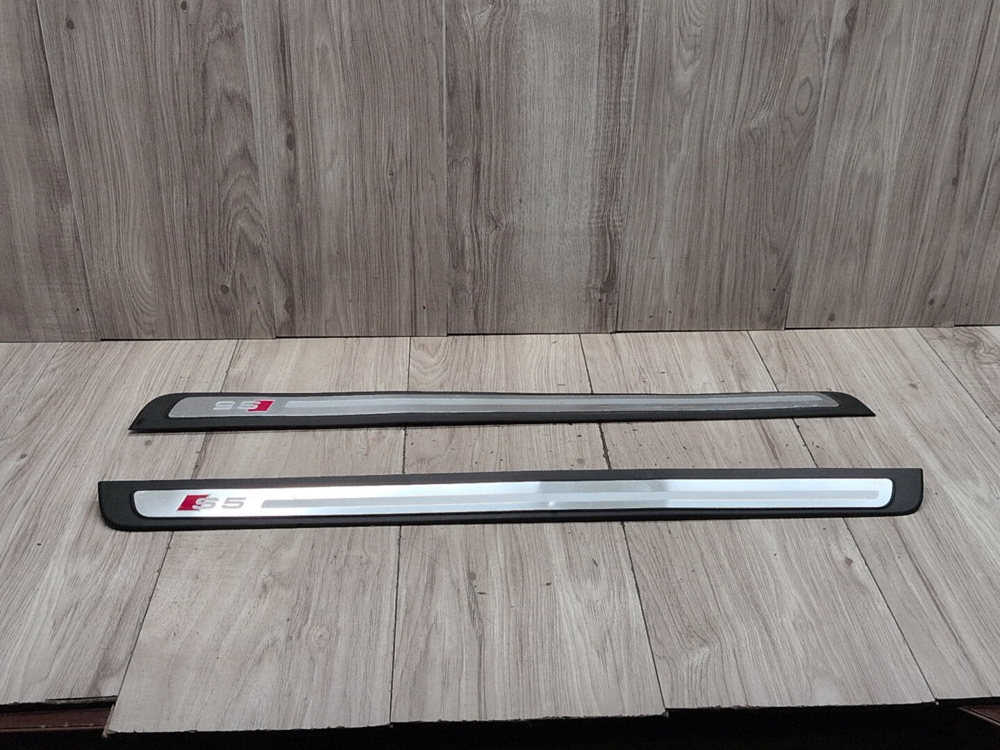 2013 - 2017 Audi S5 8T Front Left Right Scuff Plate Door Sill SET 8T0853373 CTUB