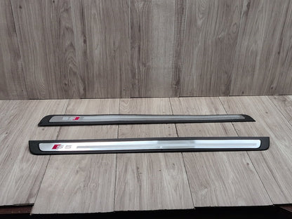 2013 - 2017 Audi S5 8T Front Left Right Scuff Plate Door Sill SET 8T0853373 CTUB
