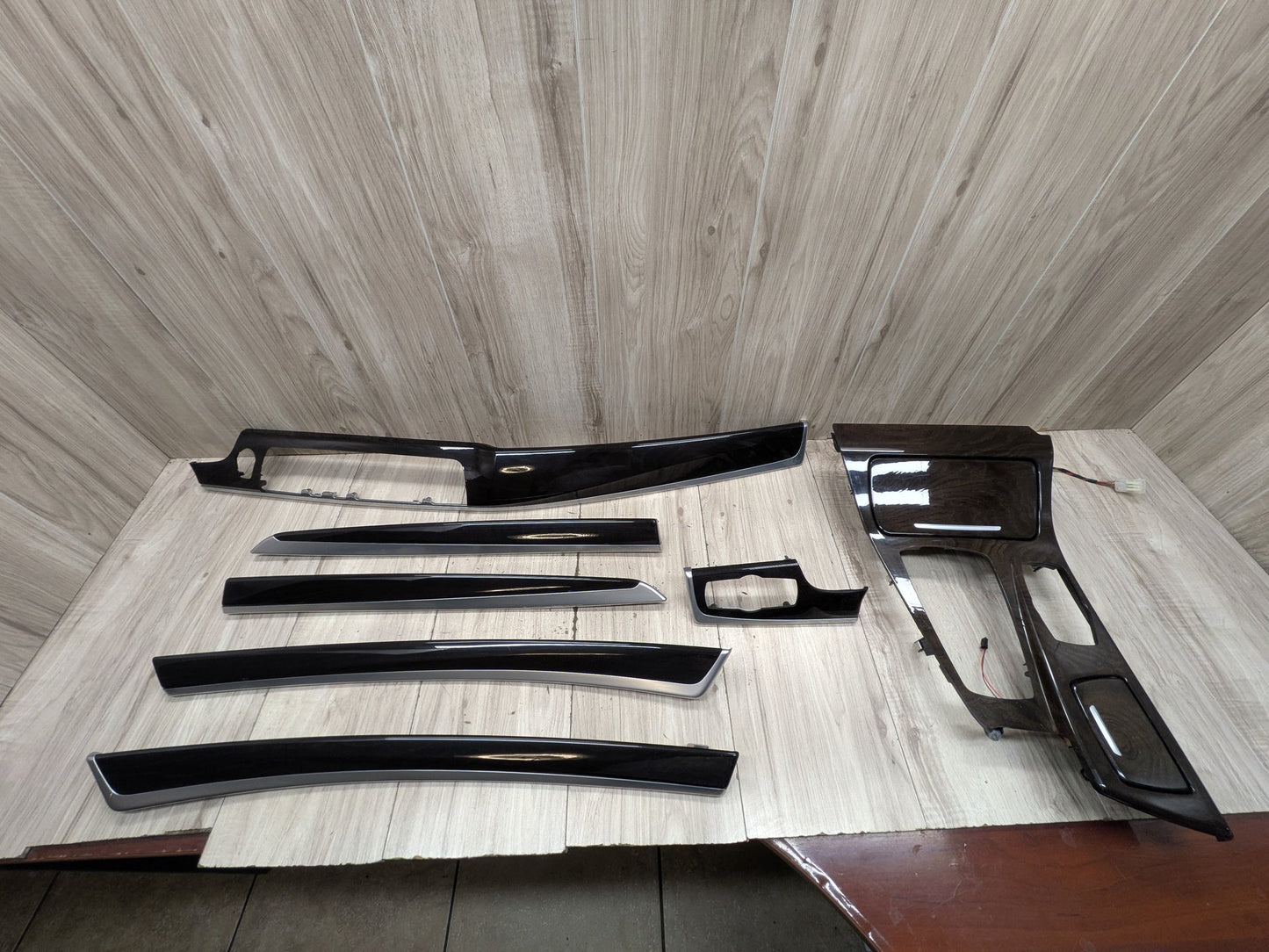 2011-2016 BMW 535i F10 Front Rear Left Right Dash Interior Trims SET 7225530
