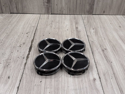 2009-2012 Mercedes-Benz E550 W212 Wheel Rim Hub Center Cap SET 2204000125 OEM