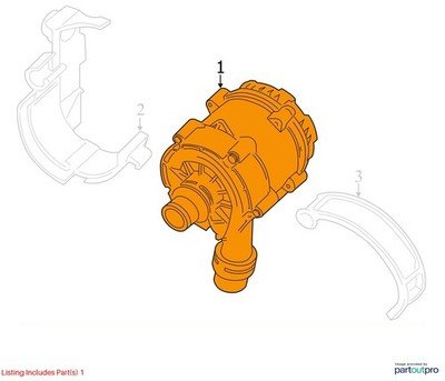 16-24 OEM BMW F90 G11 G12 G30 M5 Engine Electric Auxiliary Water Coolant Pump