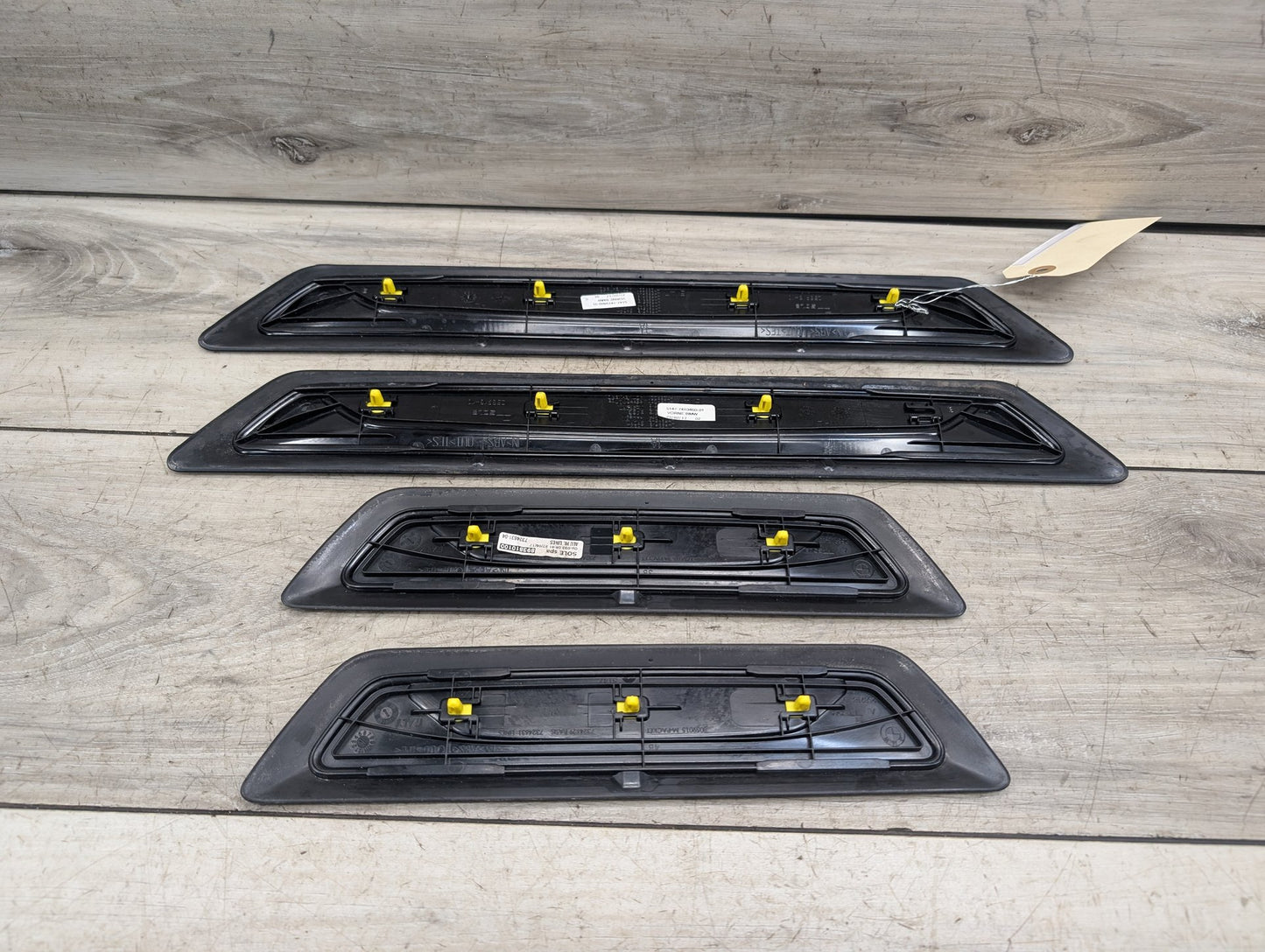 2014 - 2019 BMW 340 F34 Front Rear Left Right Scuff Plate Door Sill SET 7410460 B58B30M0