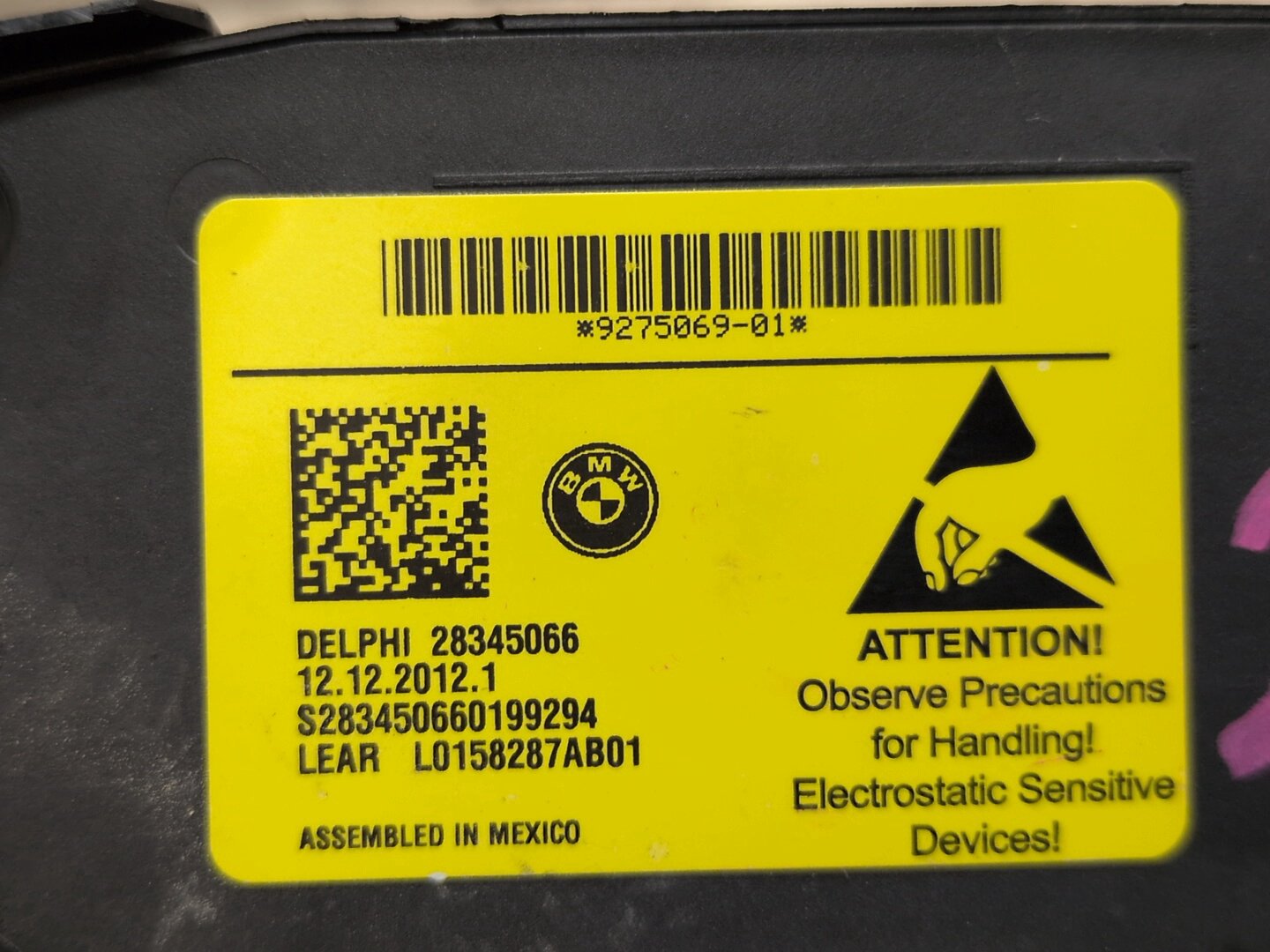 OEM BMW E82 E84 E88 E89 E90 E92 F25 Front Left Driver Seat Adjust Memory Switch