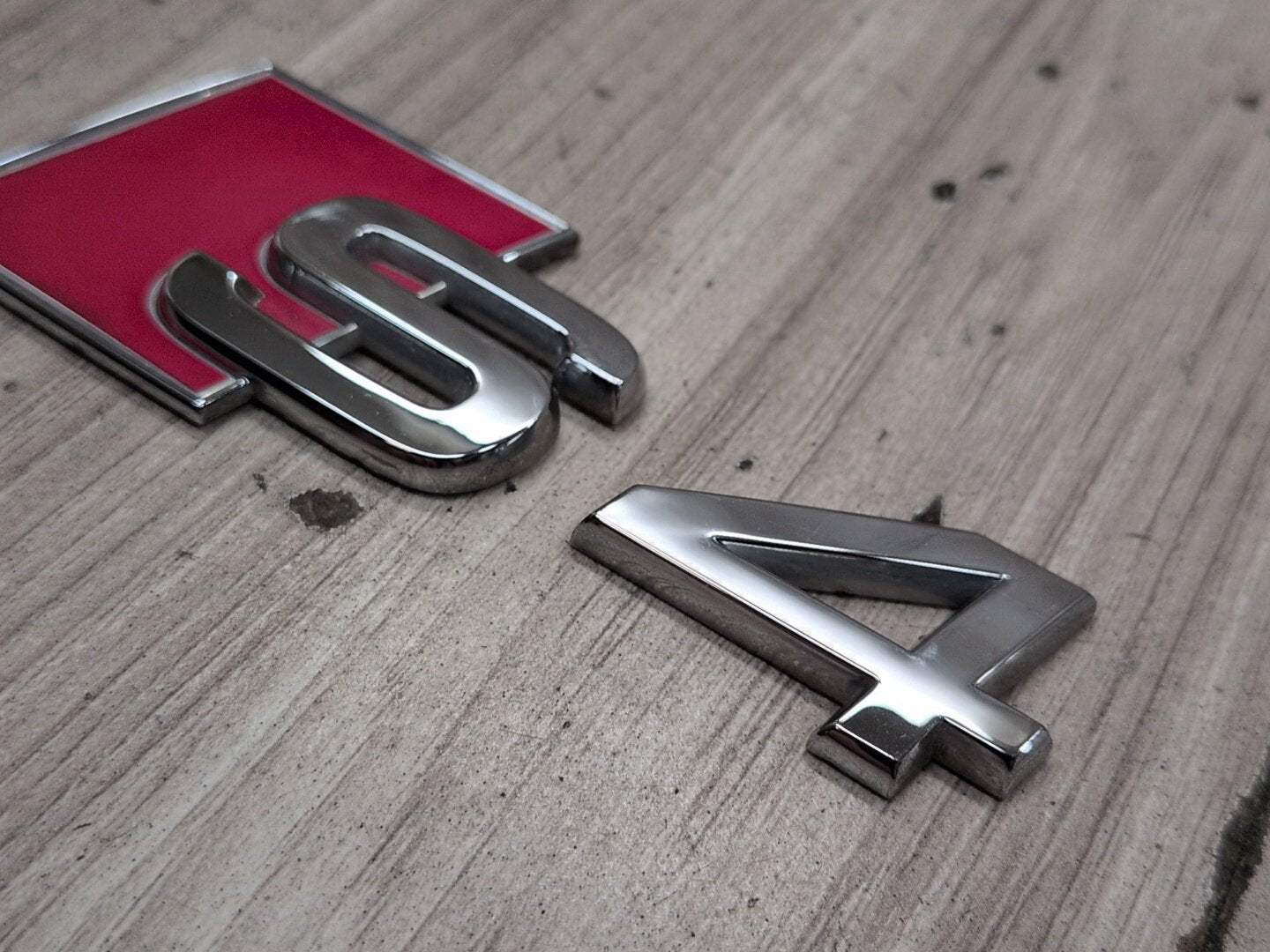 2010-2016 Audi S4 Rear Liftgate Trunk Lid Emblem Badge SET PN: 8D0853737G