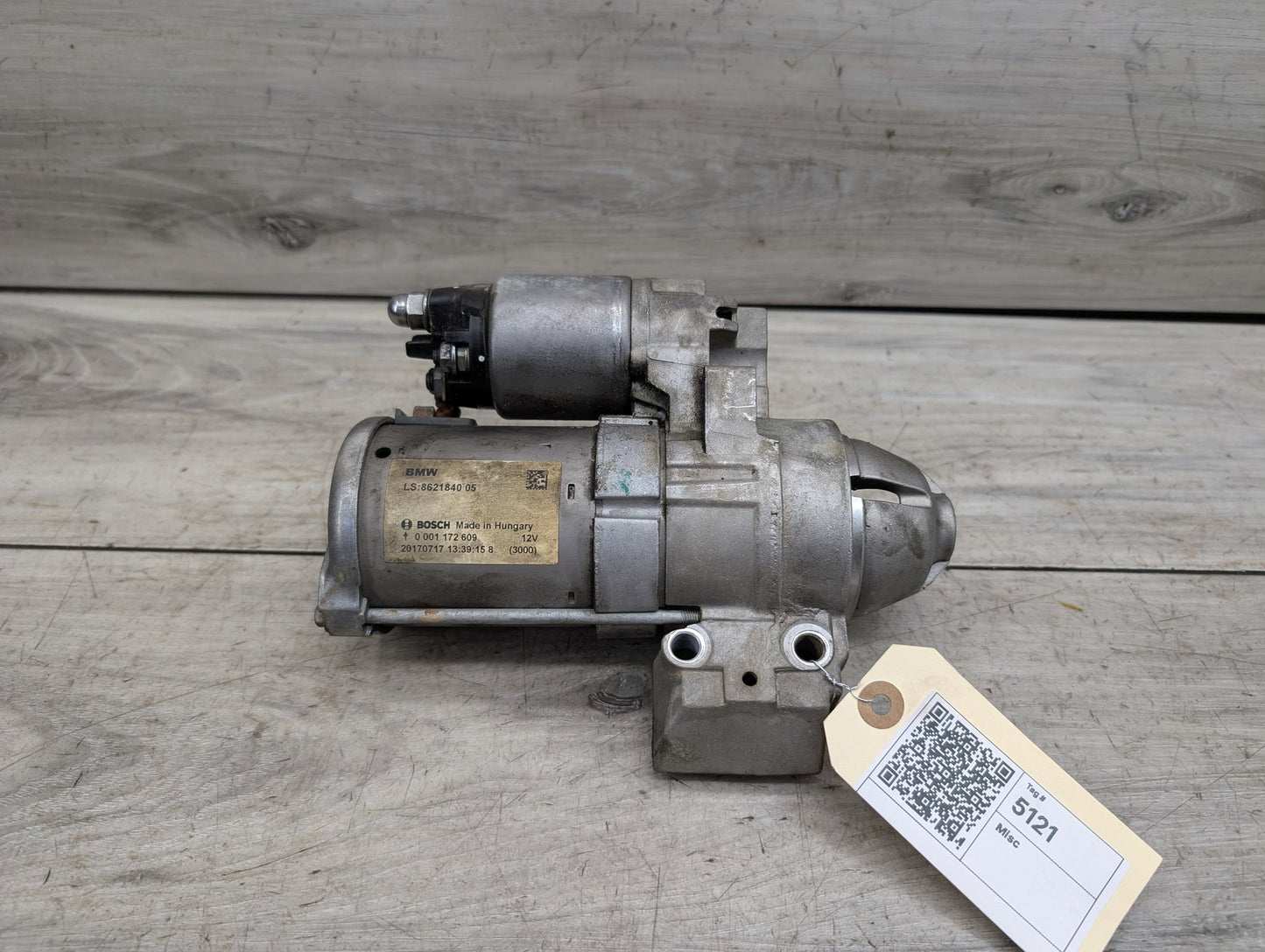 16-20 OEM BMW F22 F23 F30 F32 F33 F36 G01 G12 G30 BOSCH Engine B58 Starter Motor