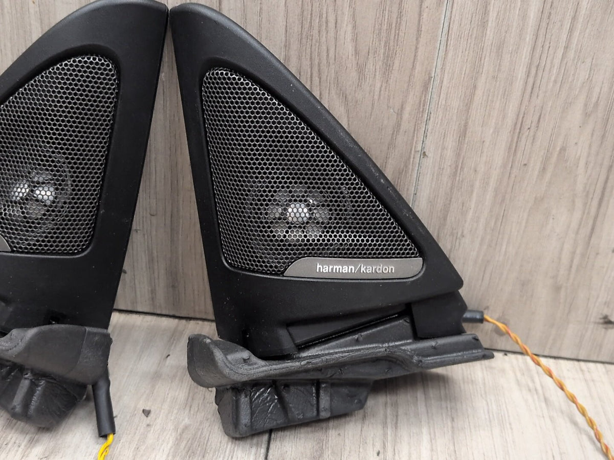 BMW F32 Front Left Right Door Triangle Corner Speaker Assemblys Harman SET