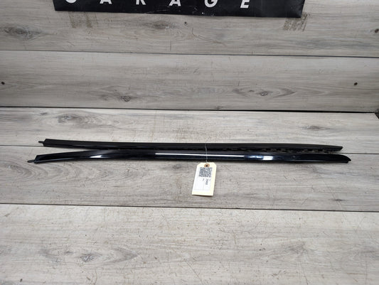 2014 - 2018 BMW X5 F15 Front Left Right Side Windshield Drip Trim Molding SET 7387917 N63B44O1