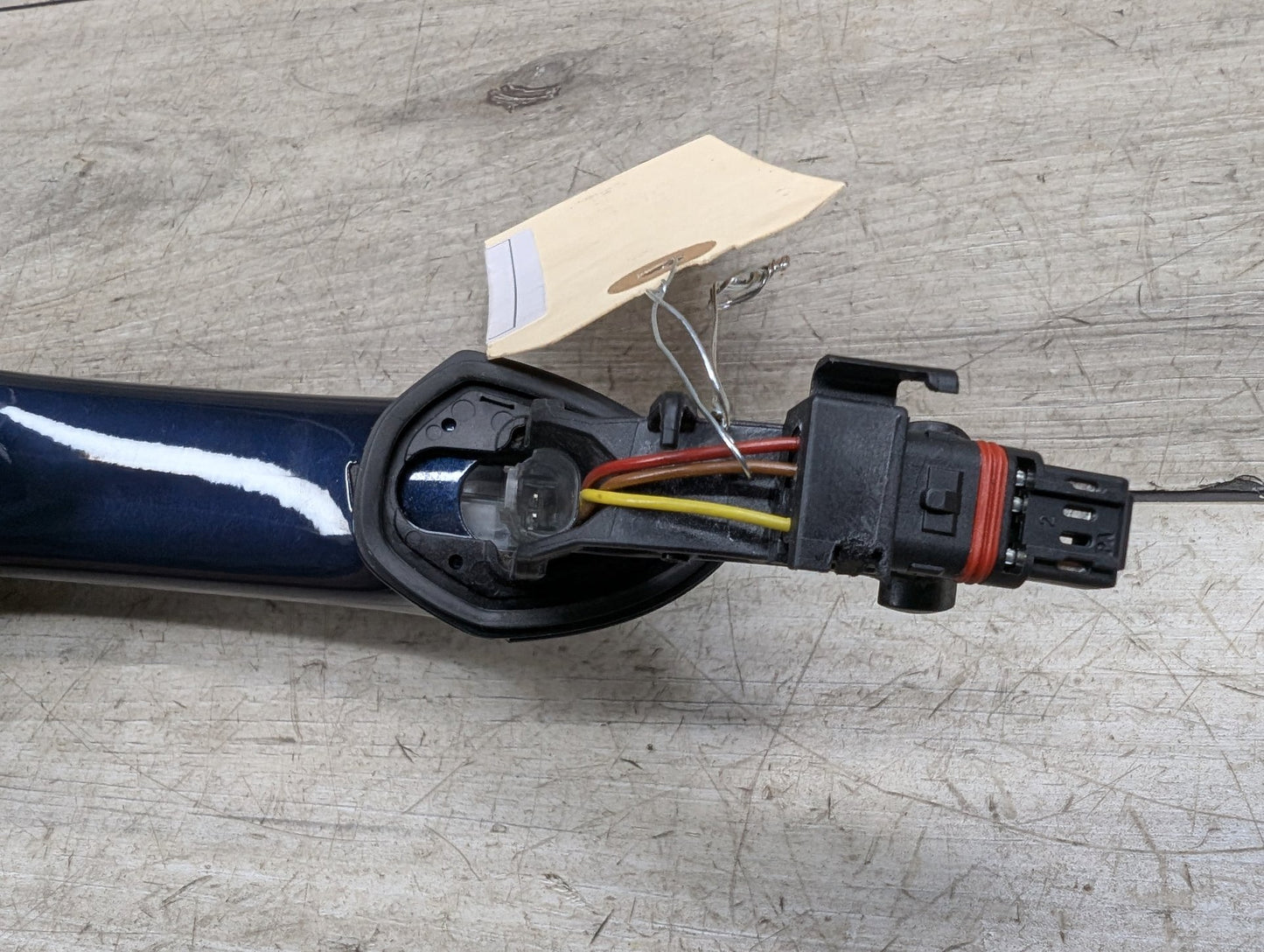 19-21 OEM BMW G30 F90 M5 M8 X5 COMFORT ACCESS Rear Right Door Handle Blue
