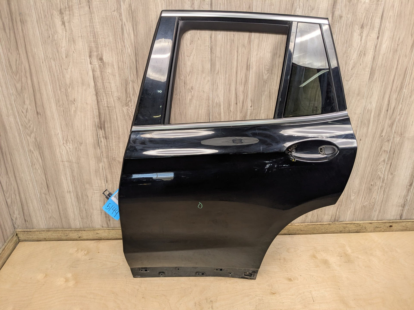 18-24 OEM BMW F97 G01 X3 X3M Rear Left Driver Side Door Shell Panel Black