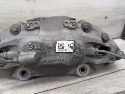 16-22 OEM BMW G11 G12 745eX 750i 750iX Front Left Driver Side Brake Caliper Gray
