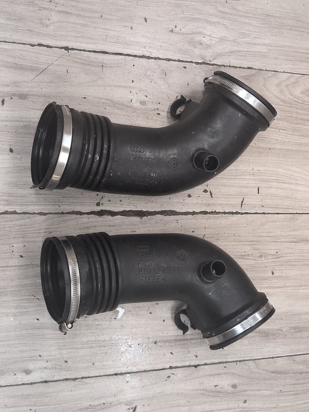 11-17 Audi 8T RS5 CFSA Engine Motor Throttle Body Intake Tube Pipe SET 8T0129599