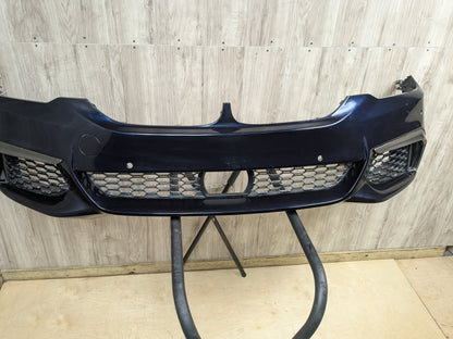 18-20 OEM BMW G30 530 540 M550 M SPORT Front Bumper Cover Panel w Grilles Black