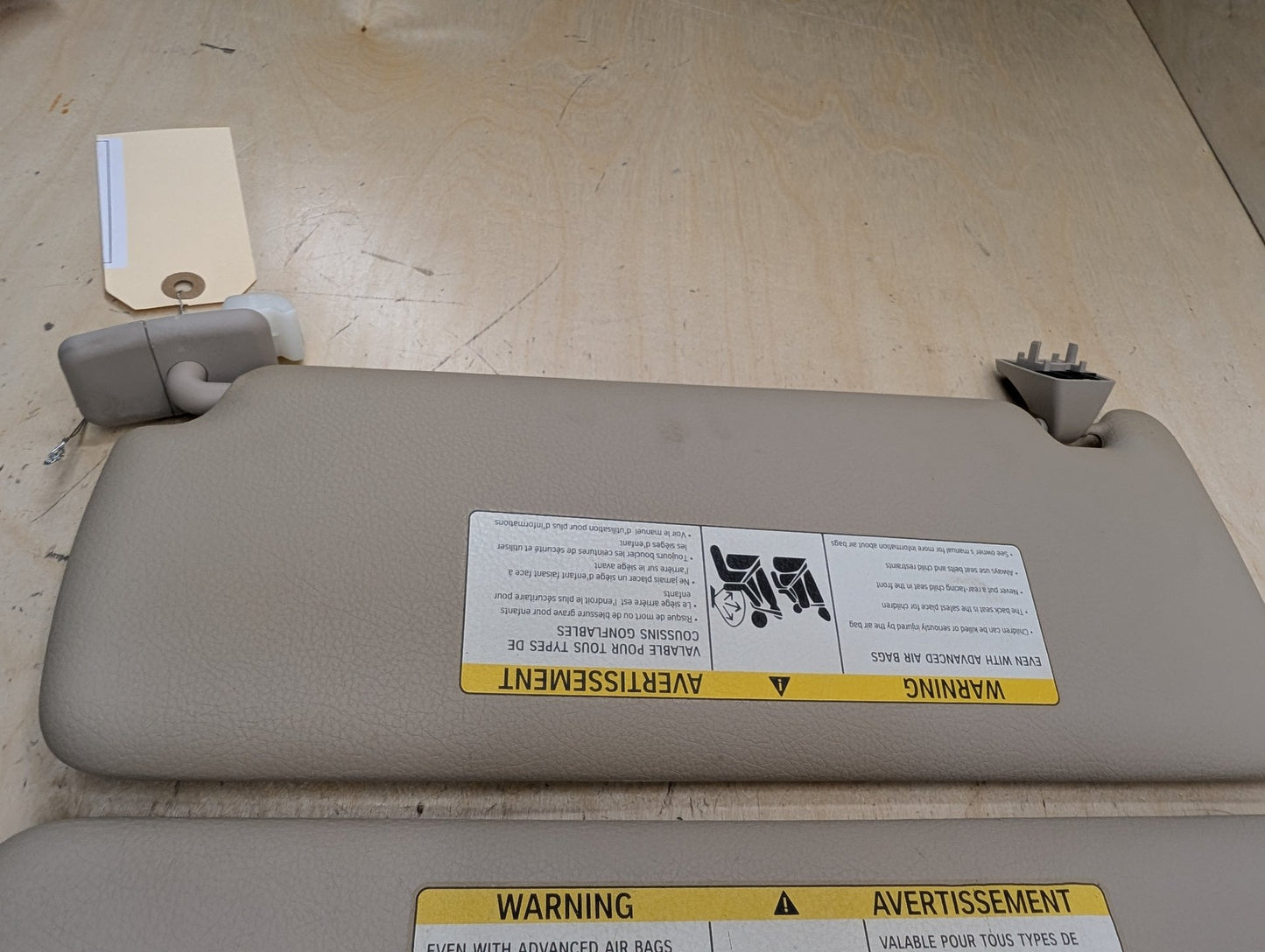 2012-2018 BMW 328i F30 Front Left Right Sun Visor SET 7322229