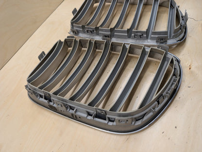 2011-2016 BMW X3 F25 Front Left Right Upper Bumper Cover Kidney Grilles SET 7210725