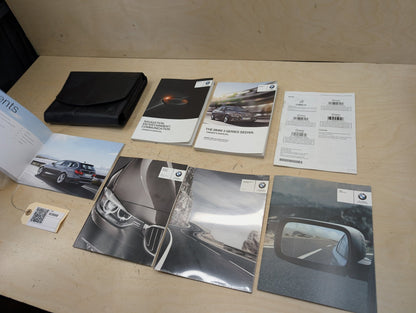 2014 BMW 328i F30- Owners Manual Books w/ Case SET