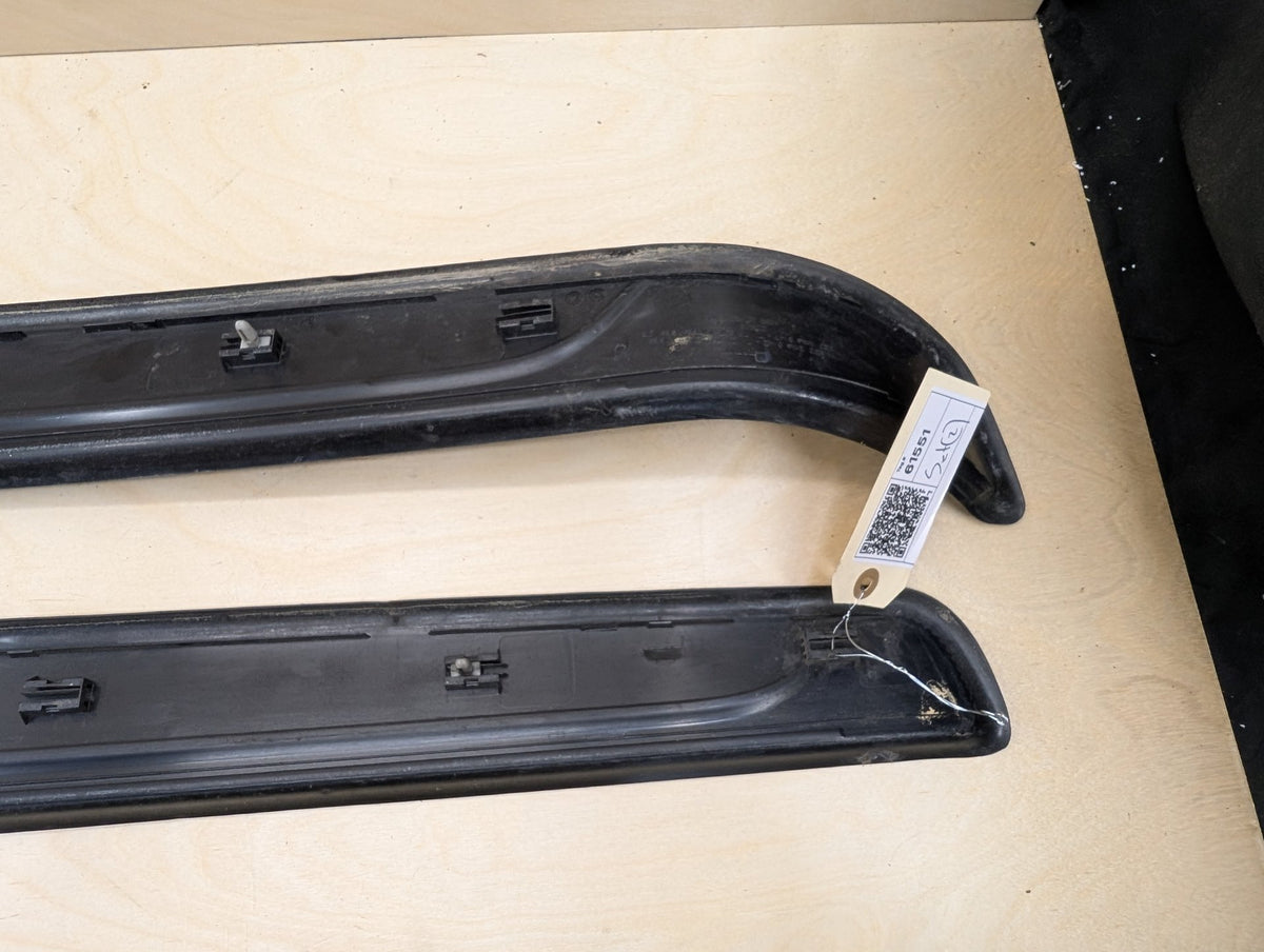 2007-2013 BMW 328i E93 Front Left Right Scuff Plate Door Sill SET 7178598 OEM