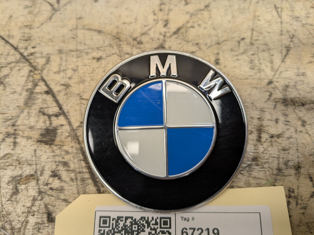 Genuine OEM BMW F39 F90 G20 G30 G80 M3 Bumper Hood Trunk Rear Round Emblem 74mm