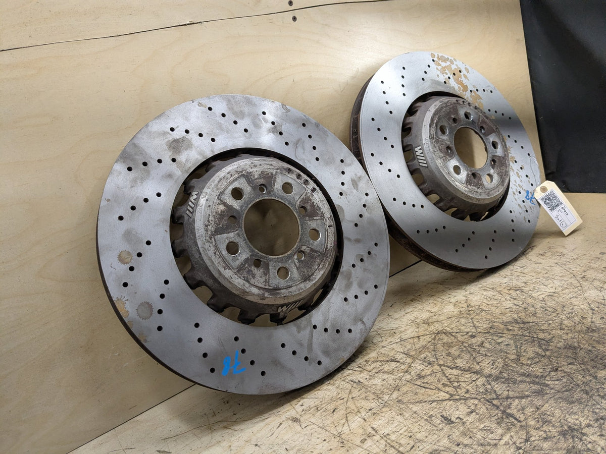 12-19 BMW F06 F10 F12 F13 M5 M6 Front Ventilated Brake Rotor Pair SET