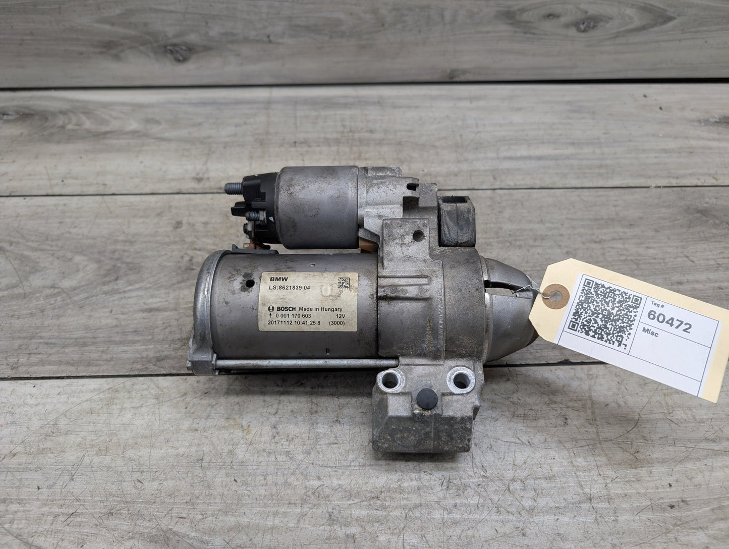 16-21 OEM BMW F22 F30 F32 F33 F36 G01 G30 330 430 530 Engine B46 Starter Motor