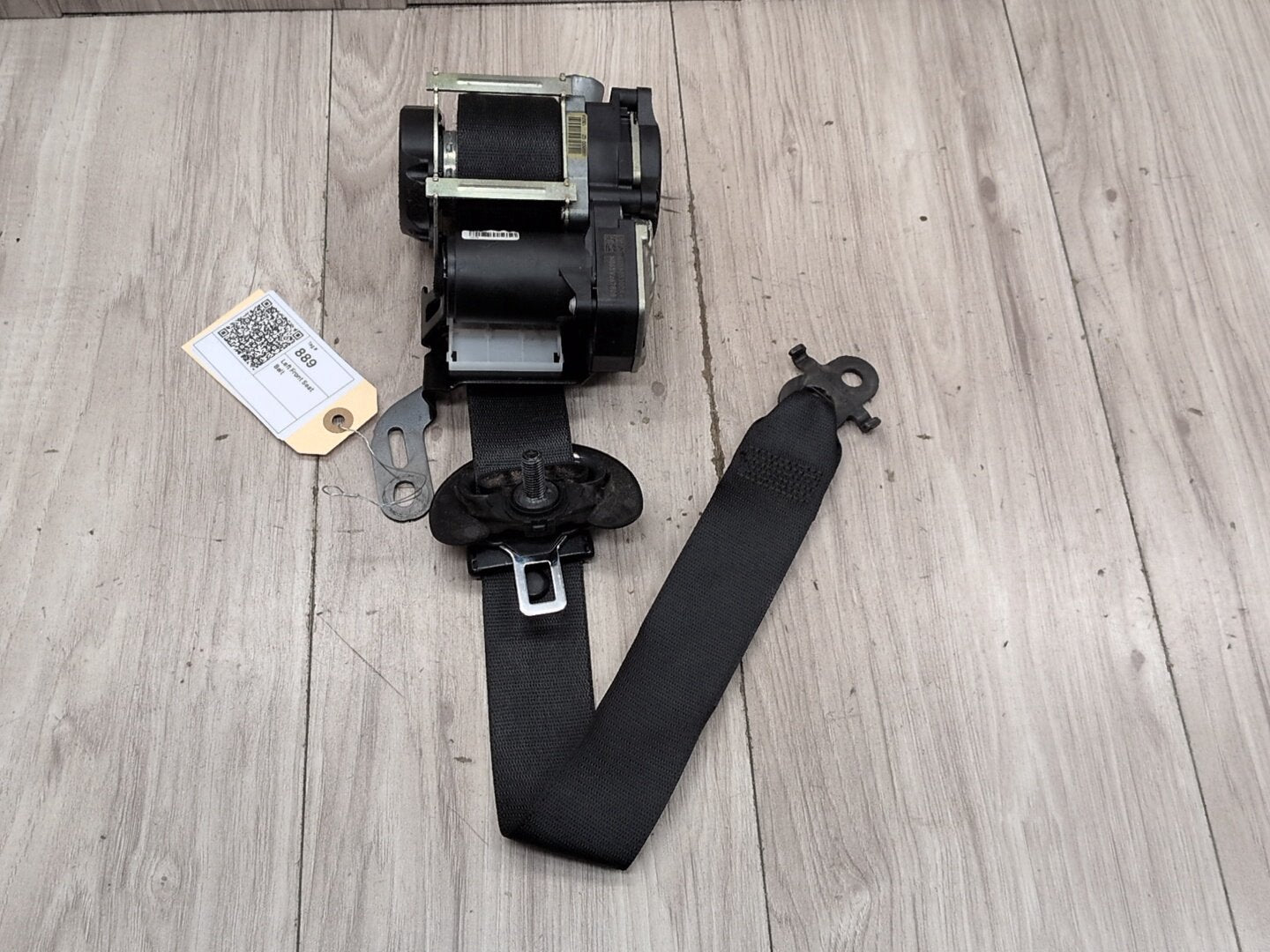 13-15 OEM BMW F01 F02 740 750 Front Left Seat Belt Seatbelt Retractor Black