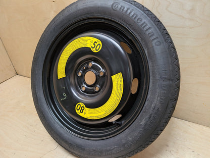 15-18 OEM Audi Q3 18x4 ET27.5 Emergency Spare Wheel Rim Tire PN: 5N0601027E