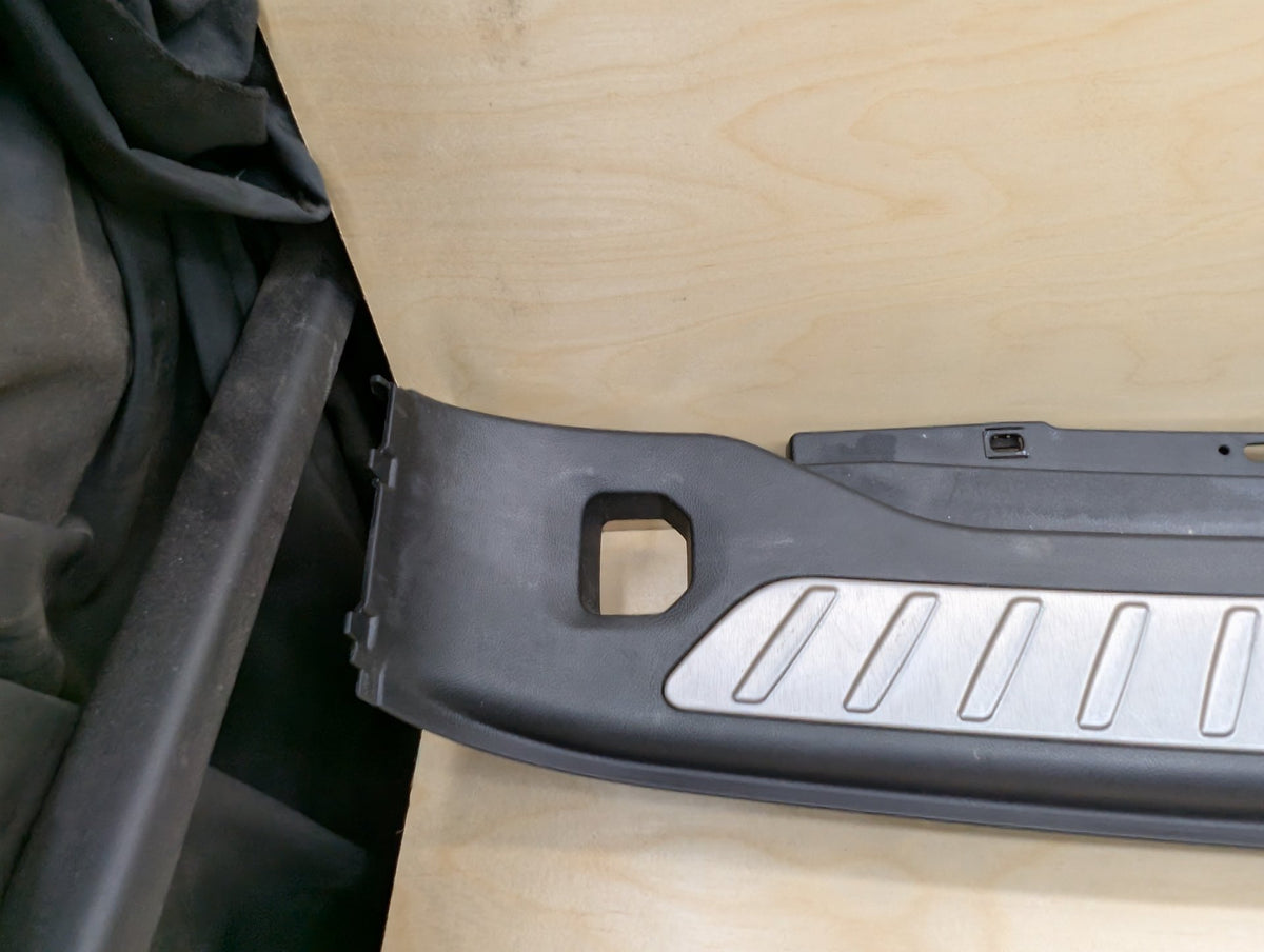 2018-2024 BMW X3 G01 Rear Trunk Cargo Scuff Loading Trim Cover Plate 7396612 OEM