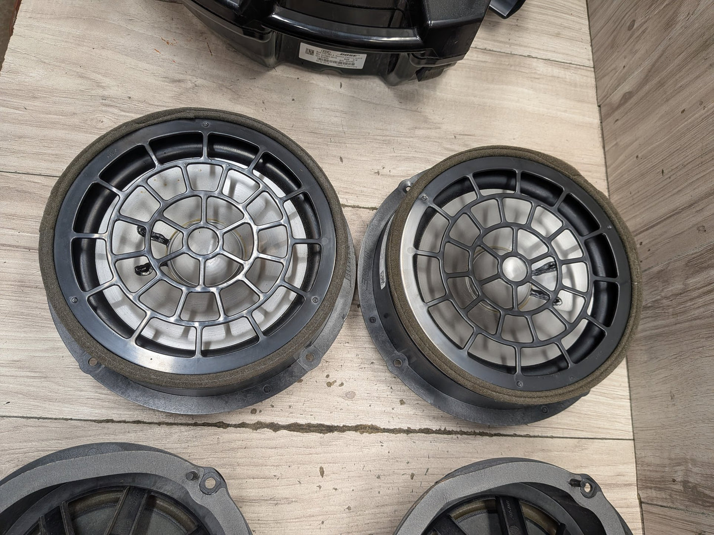 15-18 OEM Audi Q3 BOSE Subwoofer Sound Audio Speakers SET PN: 8U0035382A
