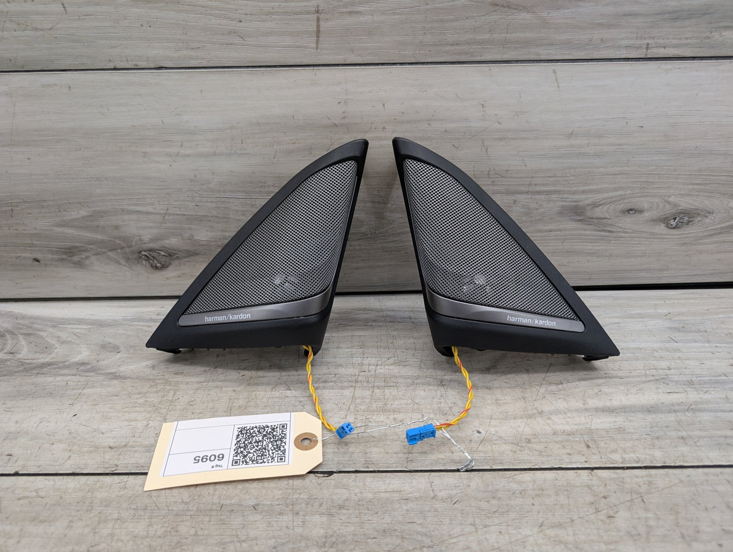 2017-2023 BMW 530i G30 Front Left Right Door Triangle Corner Speaker Assemblys SET 9184794