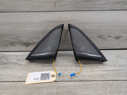 2017-2023 BMW 530i G30 Front Left Right Door Triangle Corner Speaker Assemblys SET 9184794