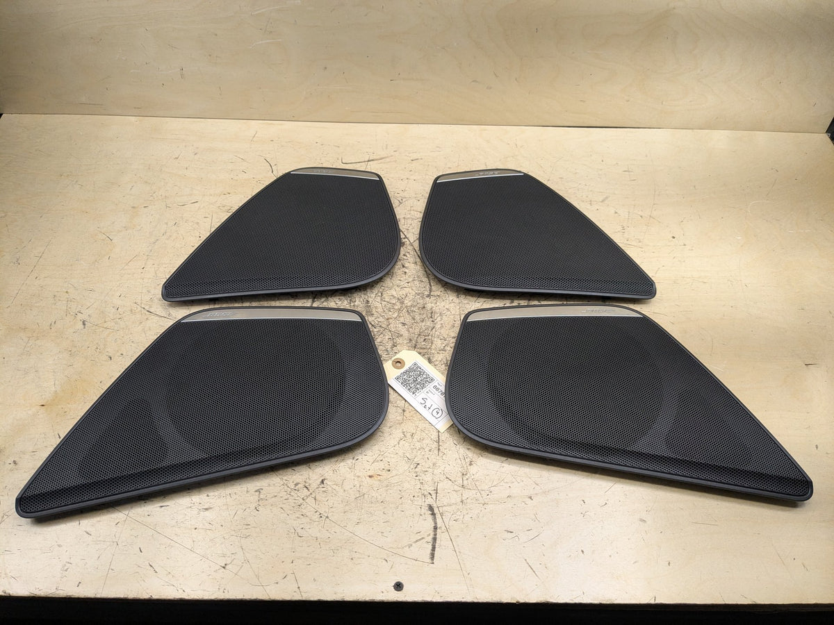 12-18 OEM Audi A6 C7 Front Rear Left Right Door Speaker Grille Cover SET