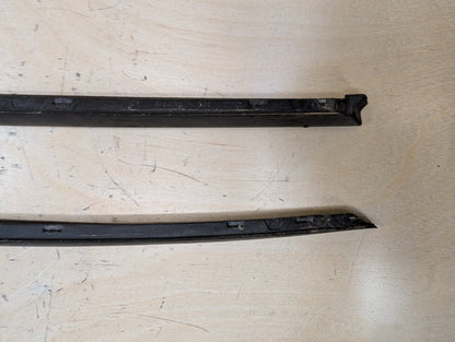 2011-2017 Audi RS5 8T Front Left Right Side Windshield Drip Trim Molding SET 8T0854327A OEM