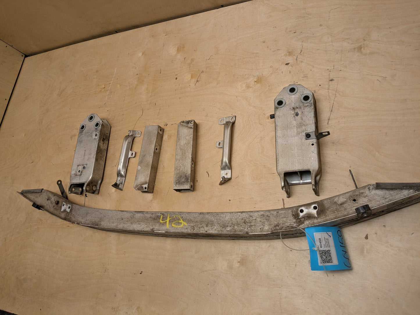 2011-2016 BMW 535i F10 - Front Reinforcement Crash Bar w/ Brackets SET PN: 7200706