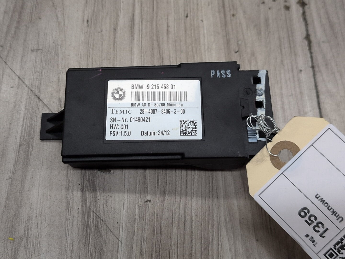 OEM BMW F01 F10 F25 F22 F30 F36 F80 HEATED Left Right Seat Control Module Unit