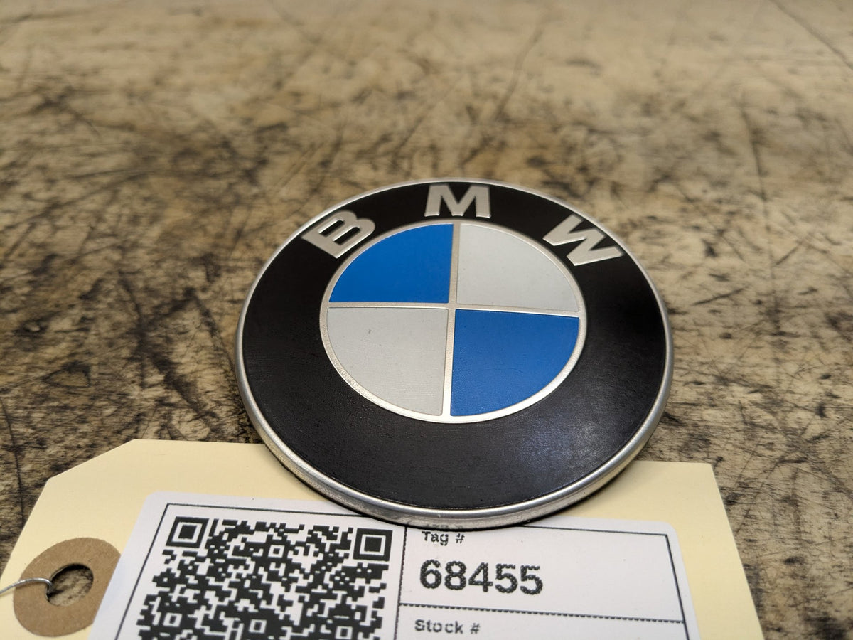 OEM BMW E90 F02 F22 F30 F32 F36 F80 F87 M3 M4 Rear Trunk Lid Round Emblem 74mm