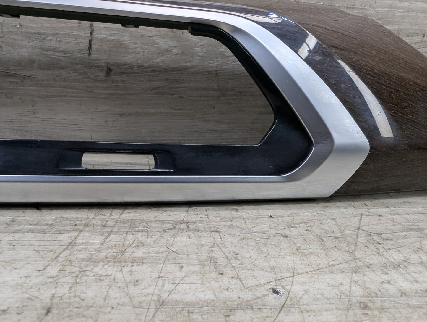 18-21 OEM BMW G01 G02 X3 X4 Dash Dashboard Center Air Vent Trim Panel DARK OAK