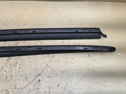 2012-2018 Audi A6 C7 Windshield Drip Trim Molding SET 4G0854326B OEM