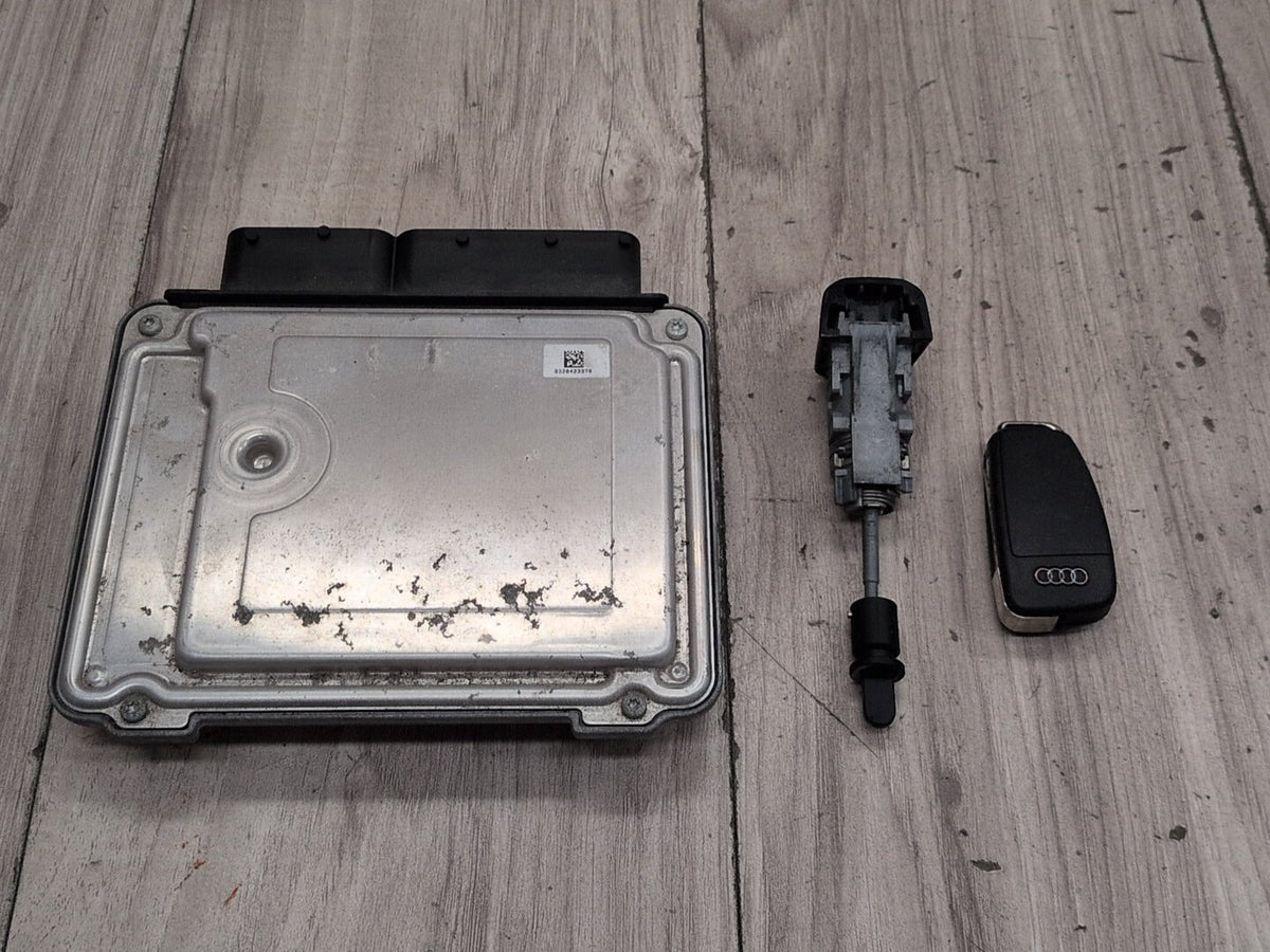 2016 Audi Q3 8U - DME Computer module w/ Key Fob And Mechanism PN: 8U0907115L