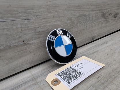 Genuine OEM BMW F39 F90 G20 G30 G80 M3 Bumper Hood Trunk Rear Round Emblem 74mm