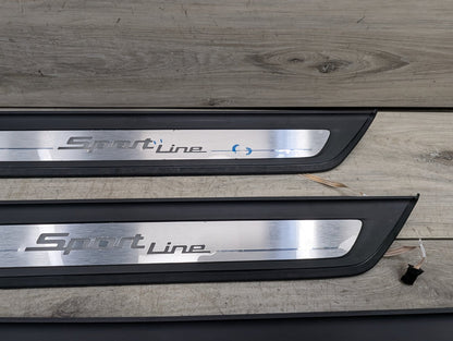 2017-2023 BMW 530i G30 Front Rear Left Right Scuff Plate Door Sill SPORT SET 7405774