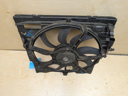 2007-2013 BMW X5 E70 Electric Cooling Fan Shroud Housing w/ Motor 7647753