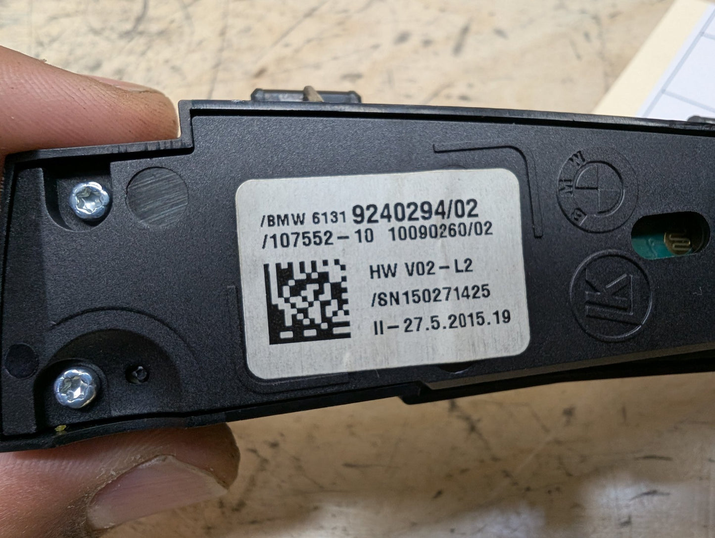 2011-2016 BMW X3 F25 Drive Logic Switch Button 9240294