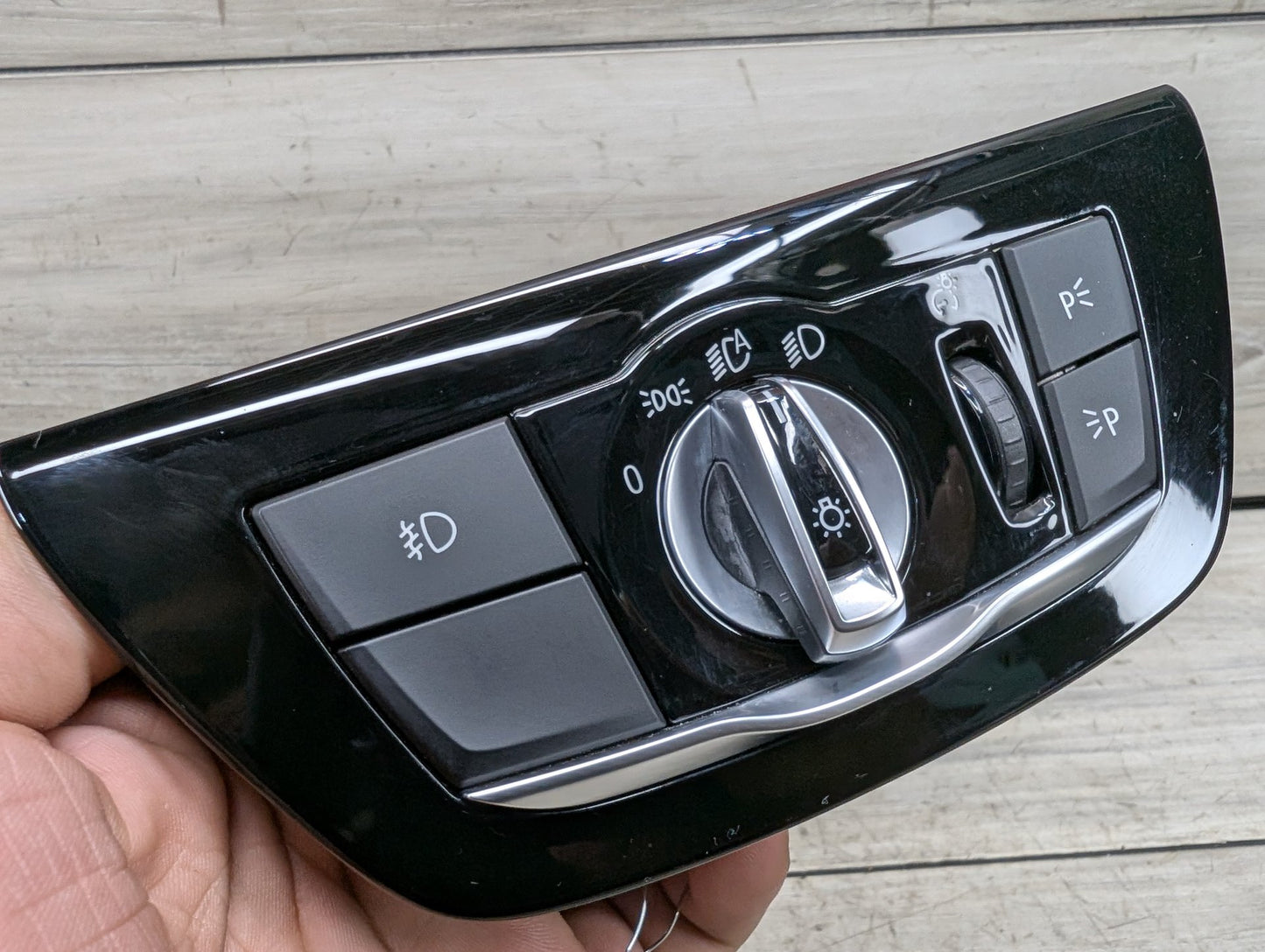 17-20 OEM BMW F90 M5 G30 G32 Headlight Switch Control Panel Light Module BLACK