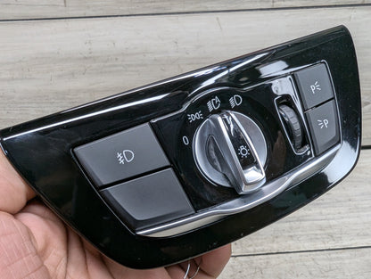 17-20 OEM BMW F90 M5 G30 G32 Headlight Switch Control Panel Light Module BLACK