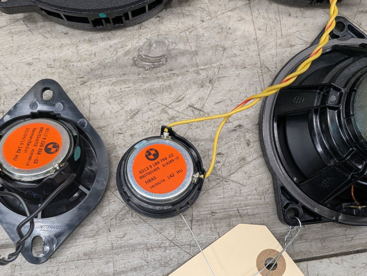 2016 - 2018 BMW 750i G12 Speakers SET 9368383 N63B44O2