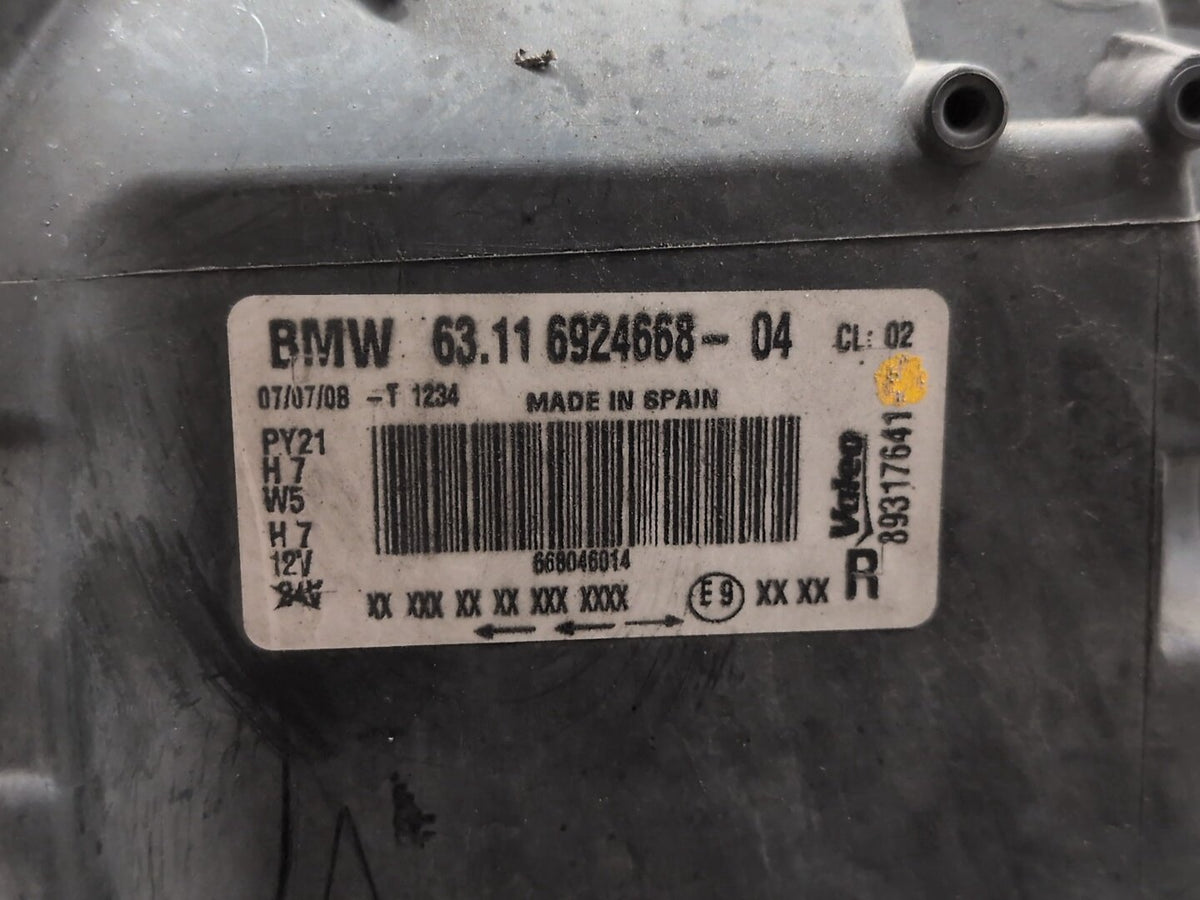 08-11 BMW 128i 135i E82 E88 Front Right Passenger Halogen Headlight PN: 6924668